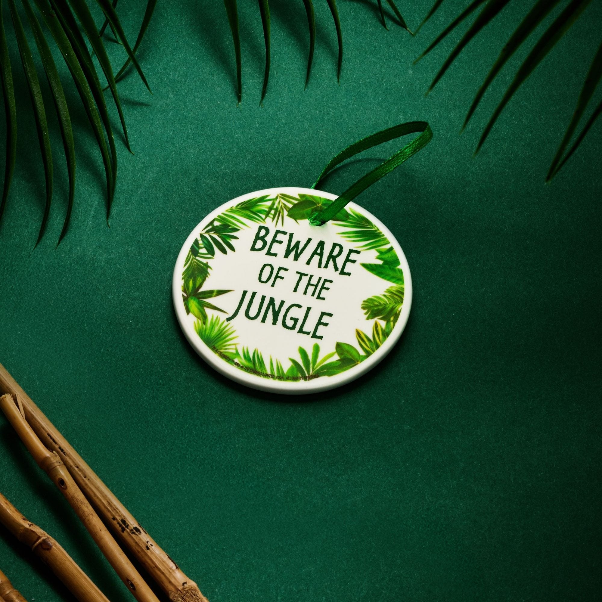 NA Ceramic hanging dec - Beware of the Jungle