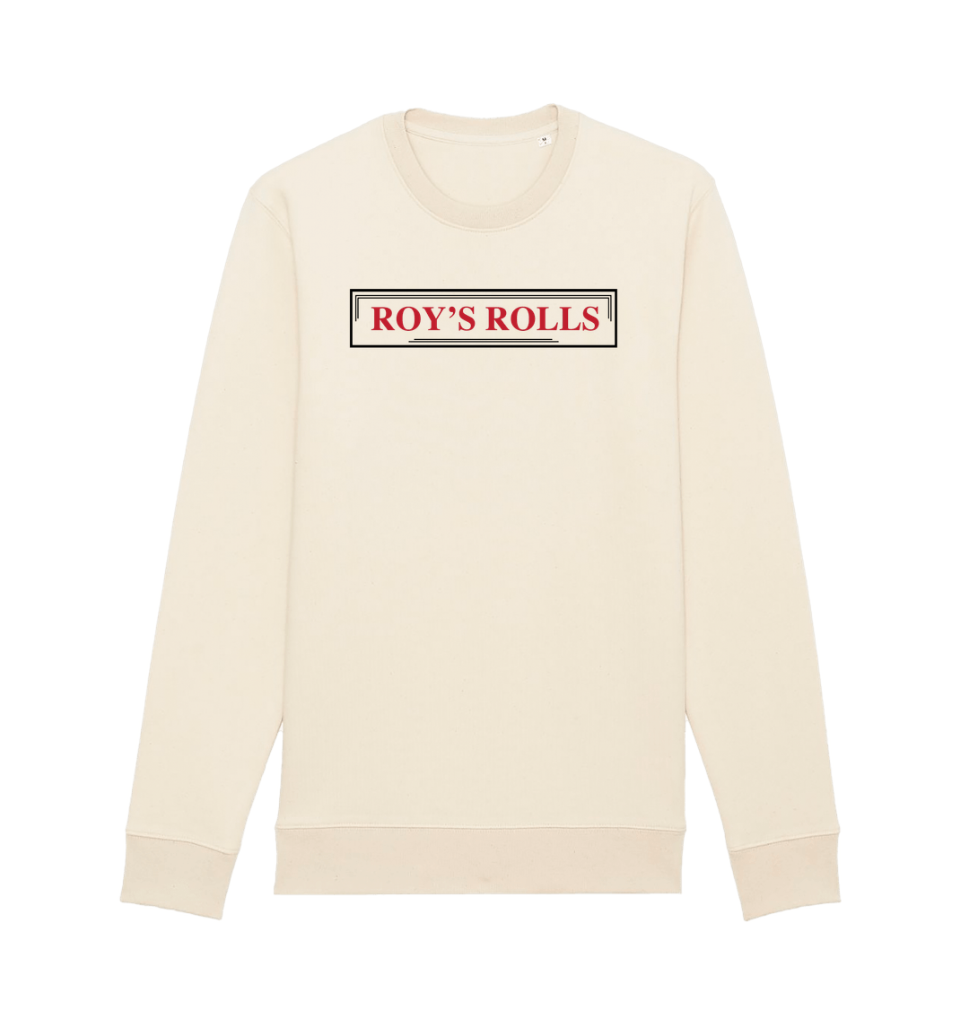 Natural Raw Printed Sweater Front