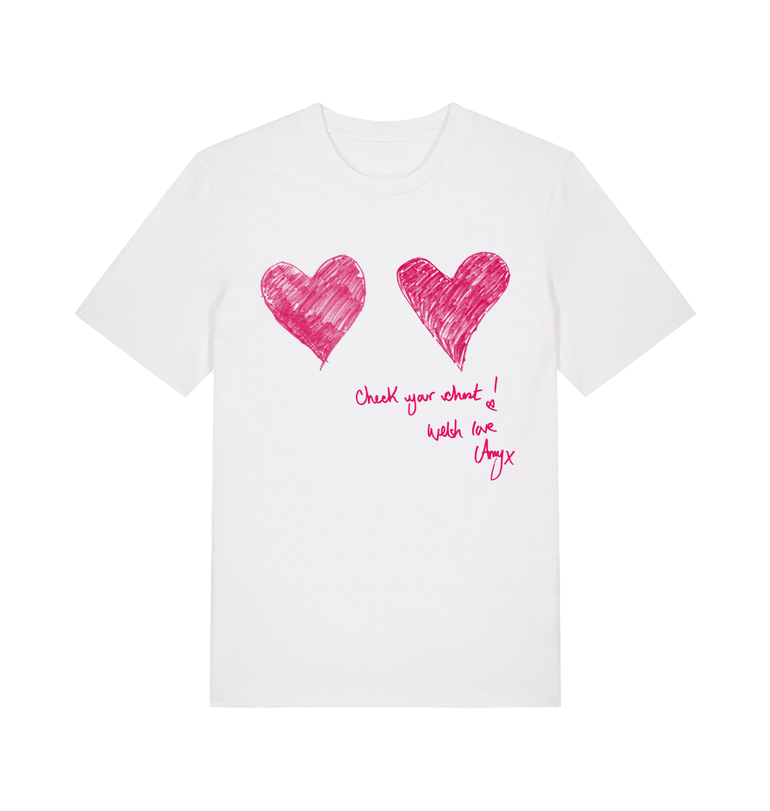 White Printed T-shirt Front