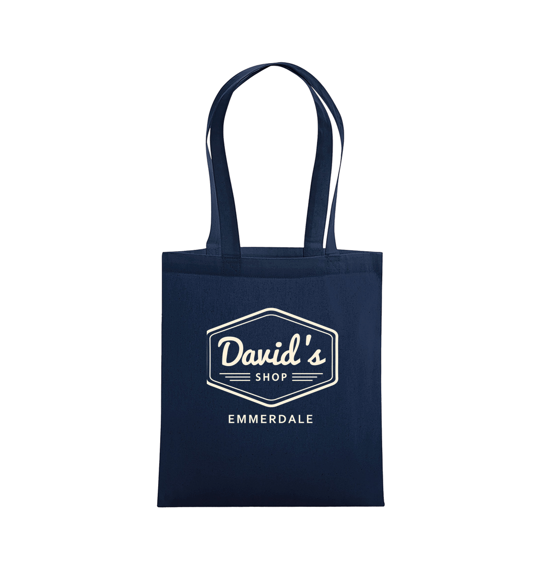 French Navy Printed Bag