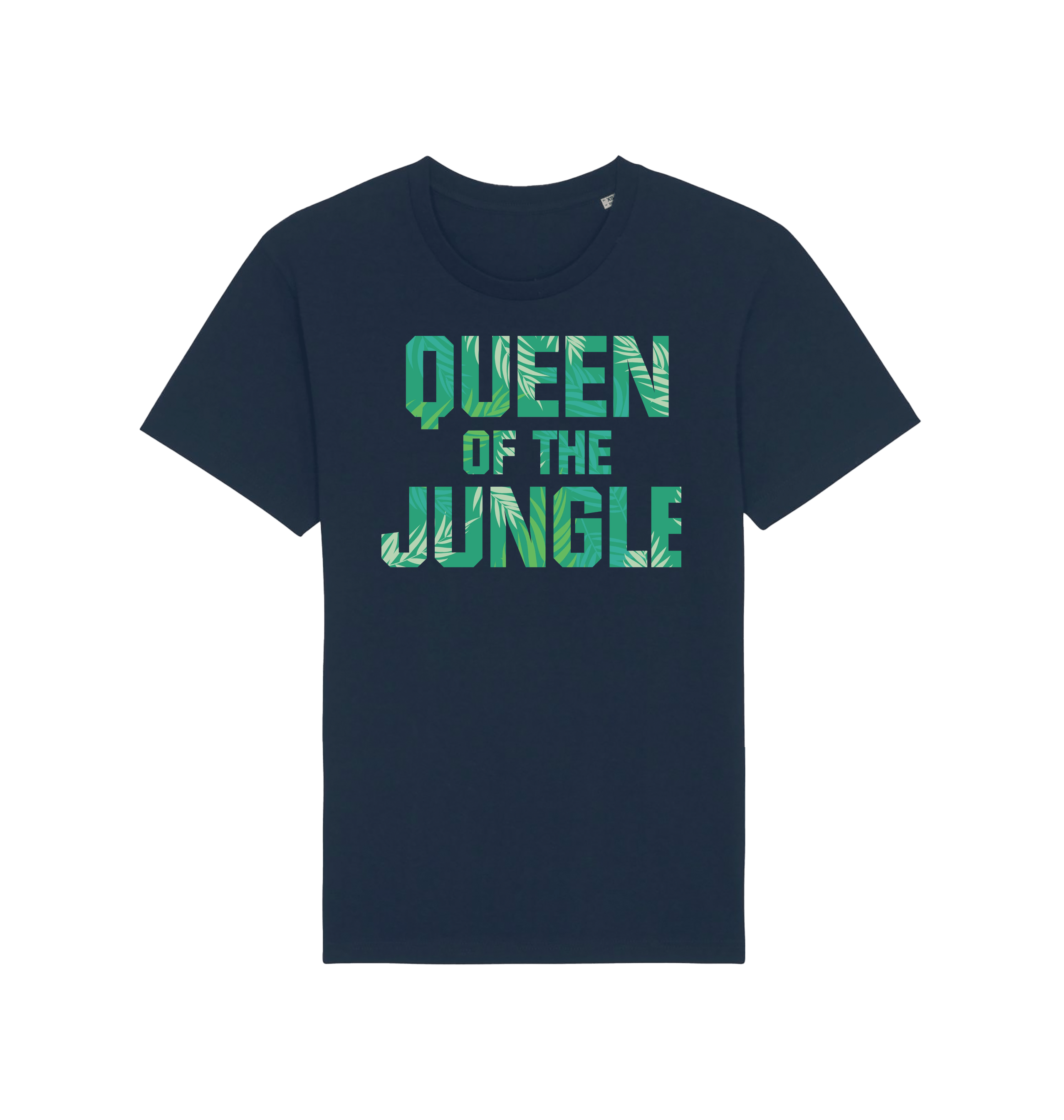 French Navy Printed T-shirt Front