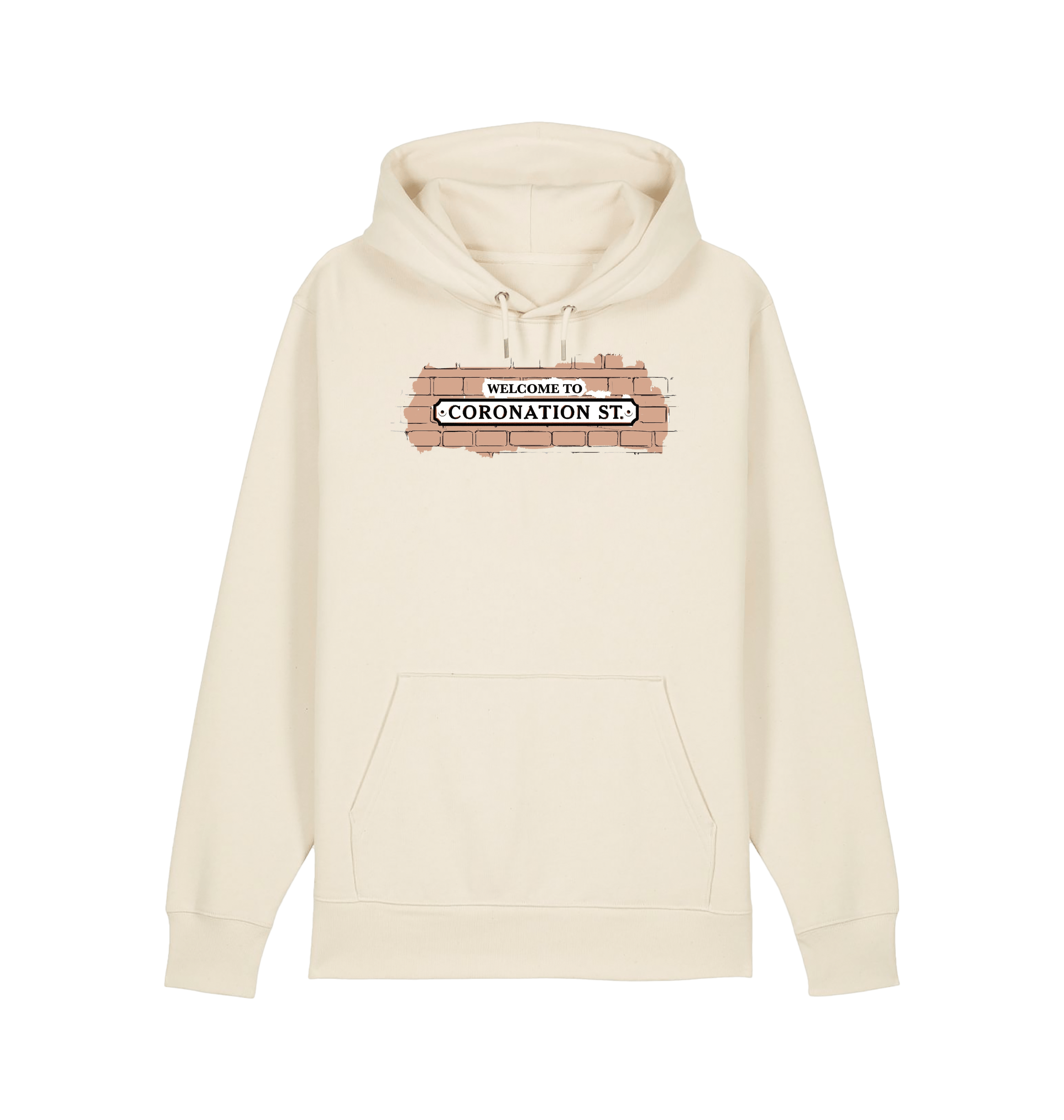 Natural Raw Printed Sweater Front