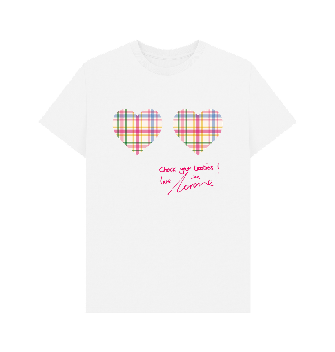 White Printed T-shirt Front