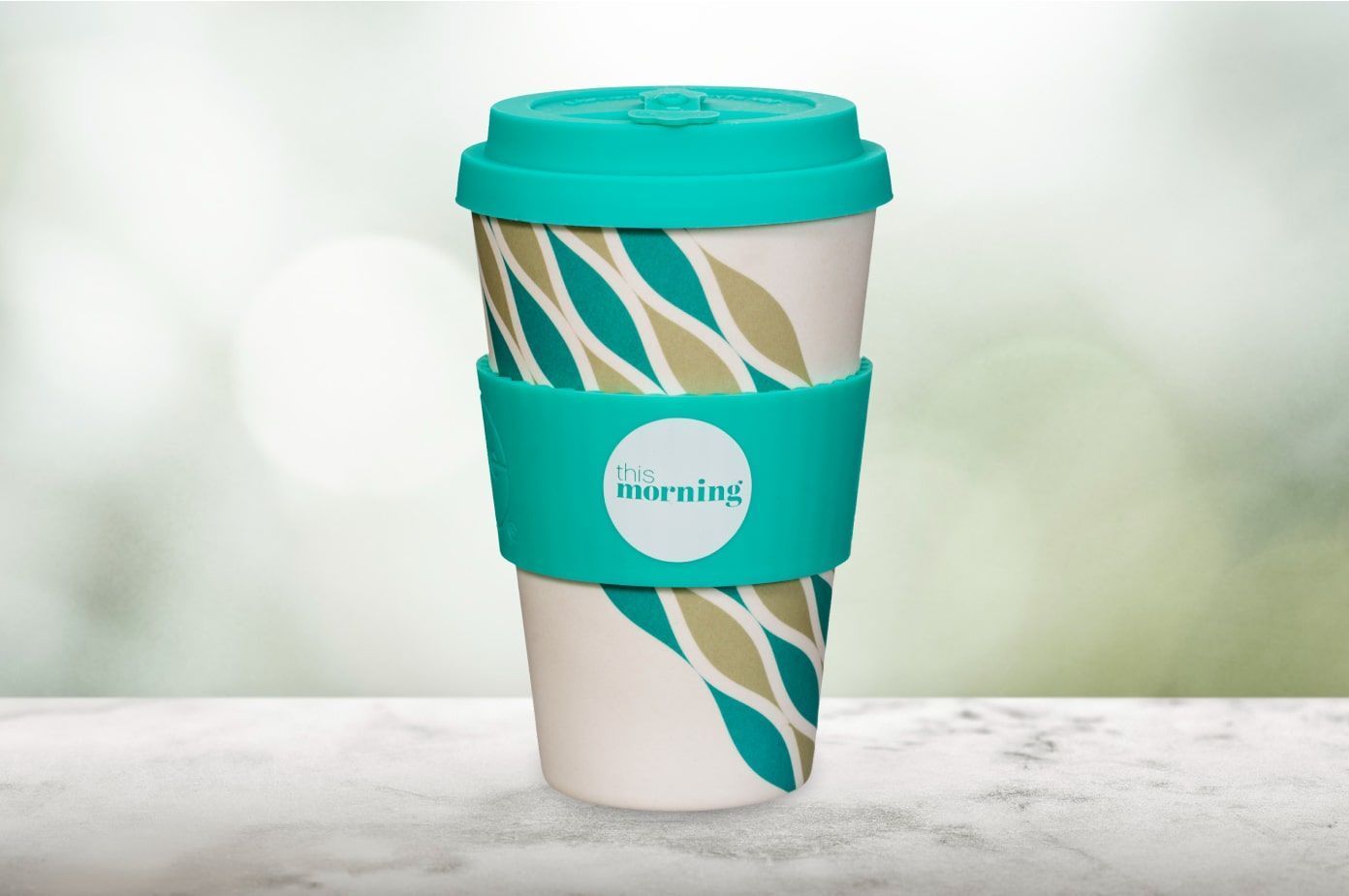 Teal This Morning Reusable Cup - Teal