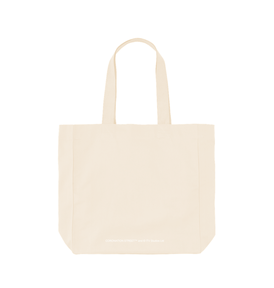 Natural Printed Bag Back