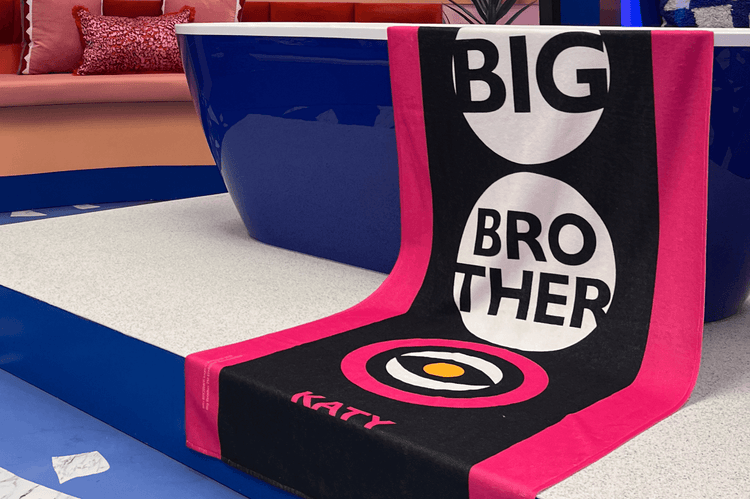 Big Brother Pink Beach Towel - Personalised