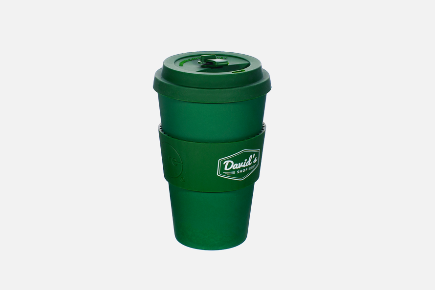 David's Shop Reusable Cup - Solid Green