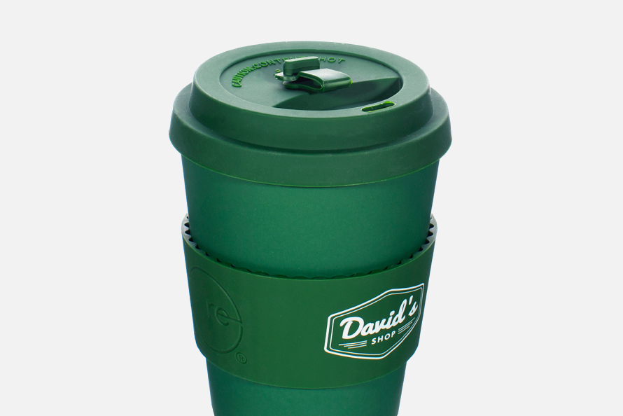 David's Shop Reusable Cup - Solid Green