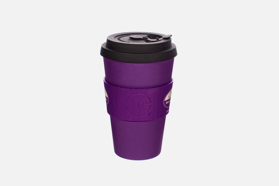 Cafe Main Street Reusable Cup - Purple