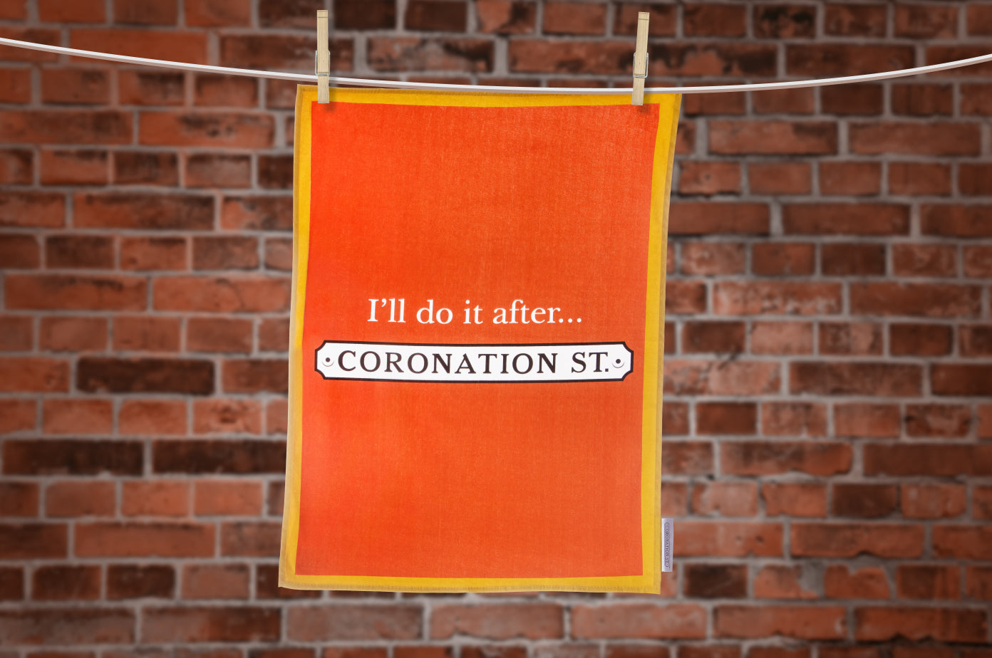 Coronation St. Tea Towel