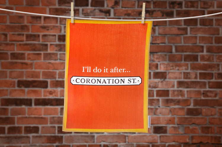 Coronation St. Tea Towel