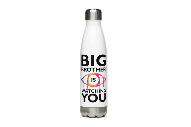 Big Brother Is Watching You - Stainless steel water bottle