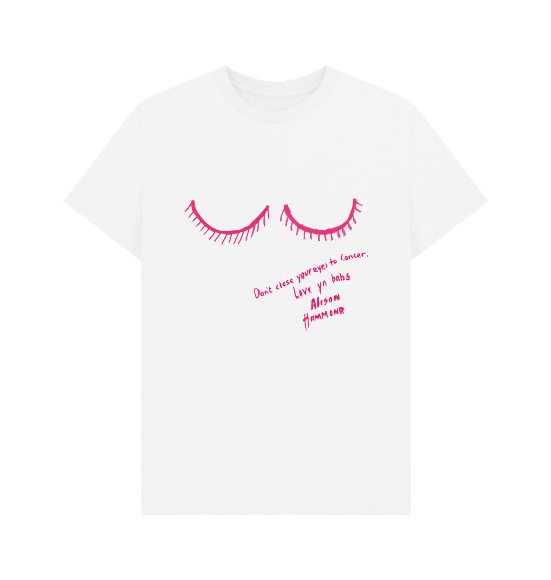 White Printed T-shirt Front