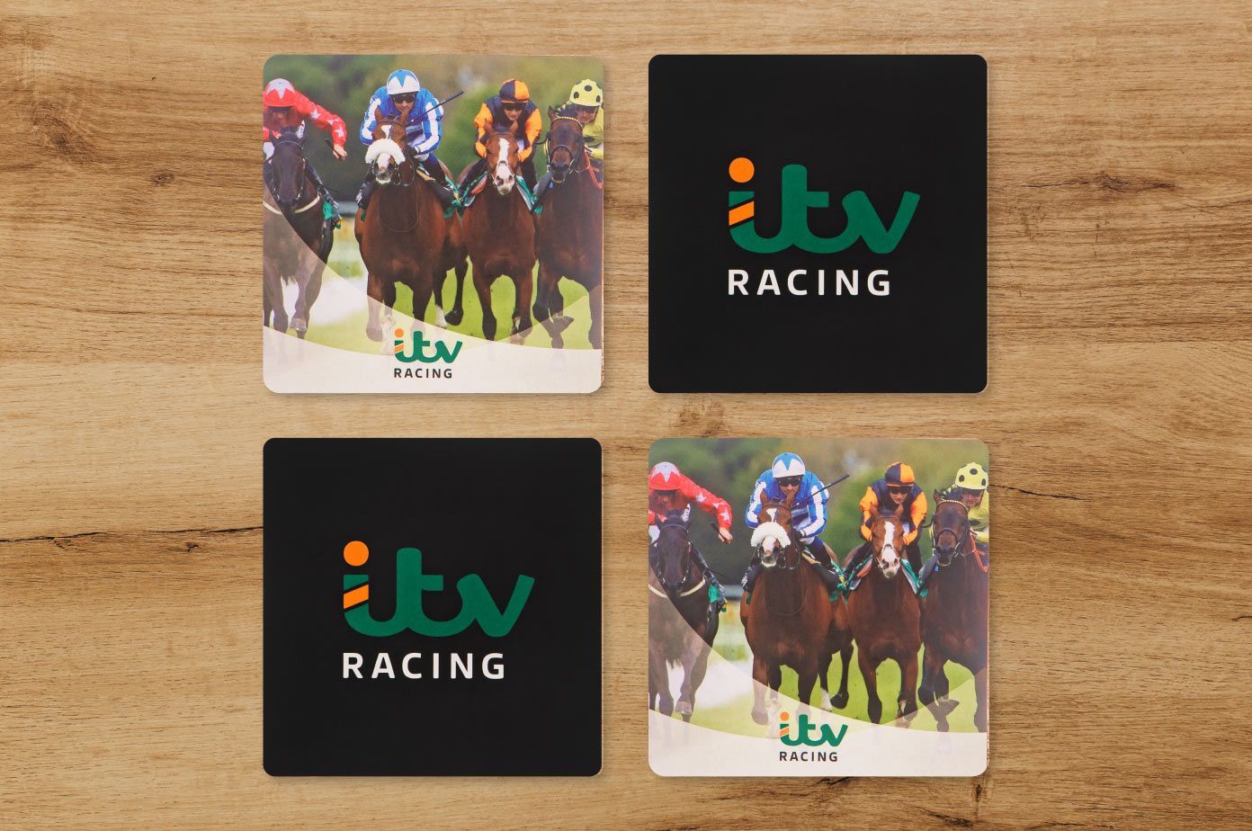 Multicoloured Coasters Front