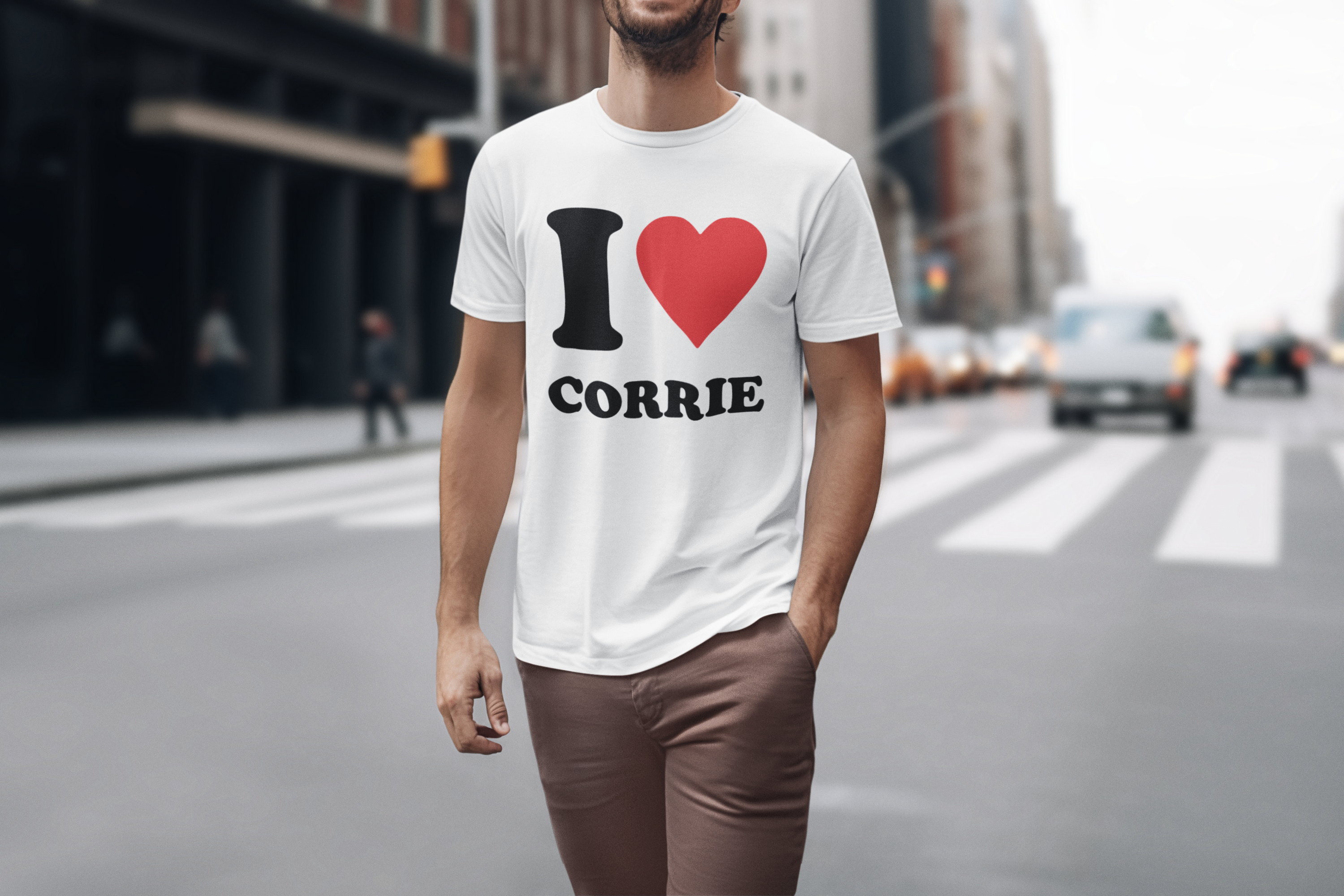 I Love Corrie - T-shirt