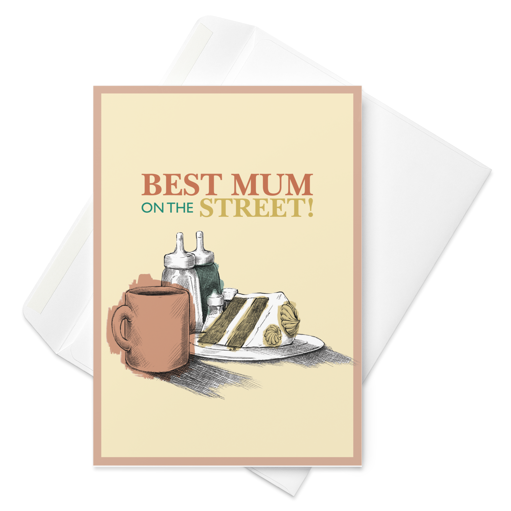 Tea & Cake Greeting Card