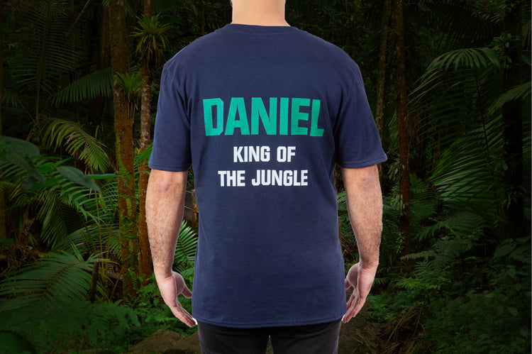 Official I'm A Celebrity... Personalised King Slogan T-Shirt