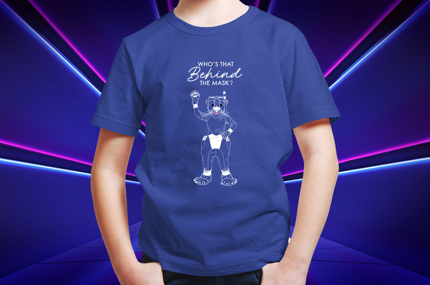 Otter Who's That Kids T-Shirt - Personalised
