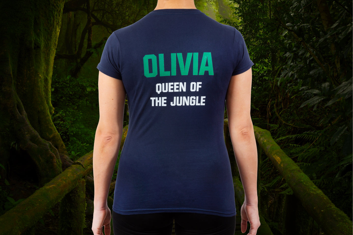 Official I'm A Celebrity... Personalised Queen Slogan T-Shirt