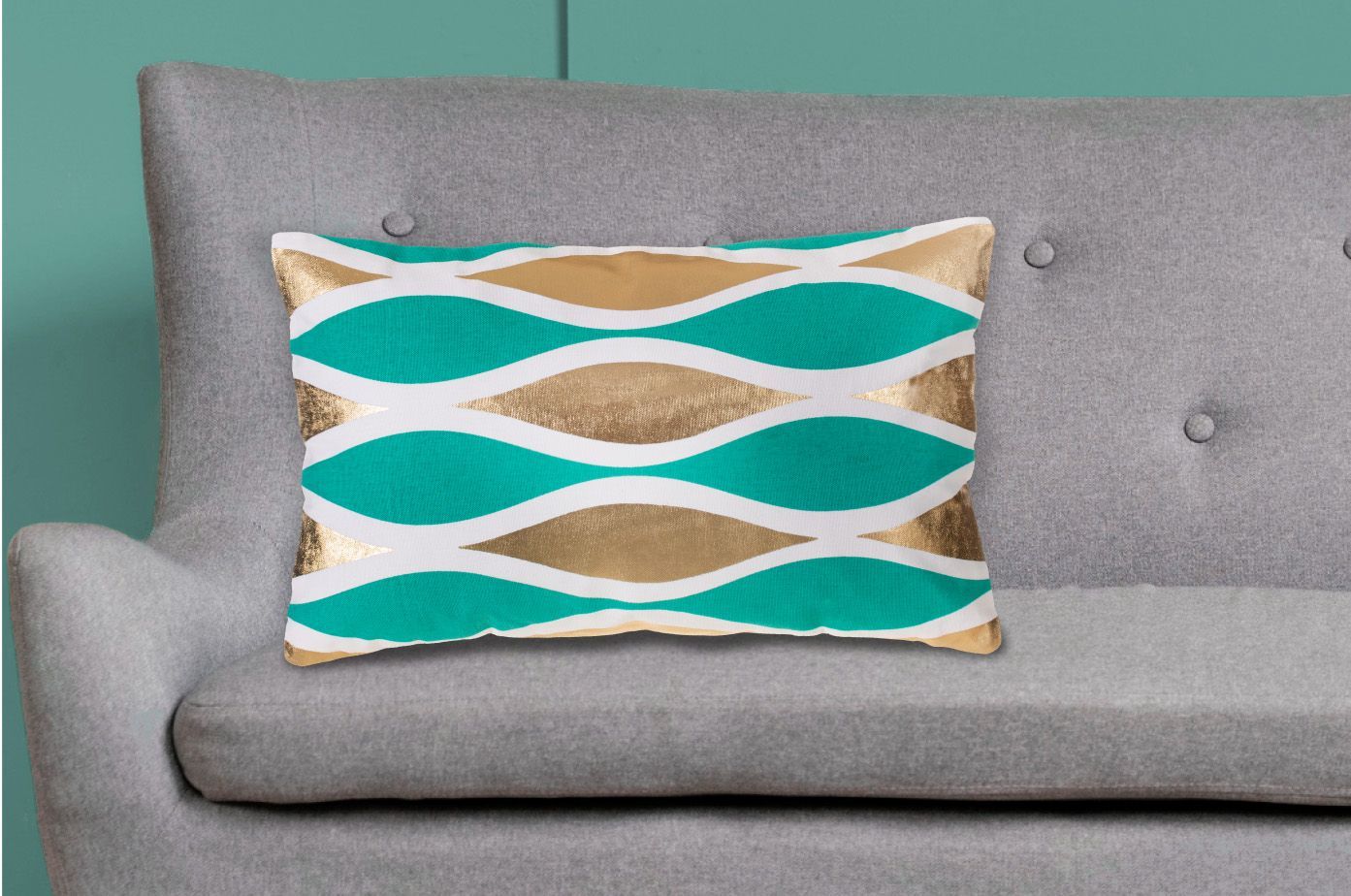 Multicoloured Cushion Front