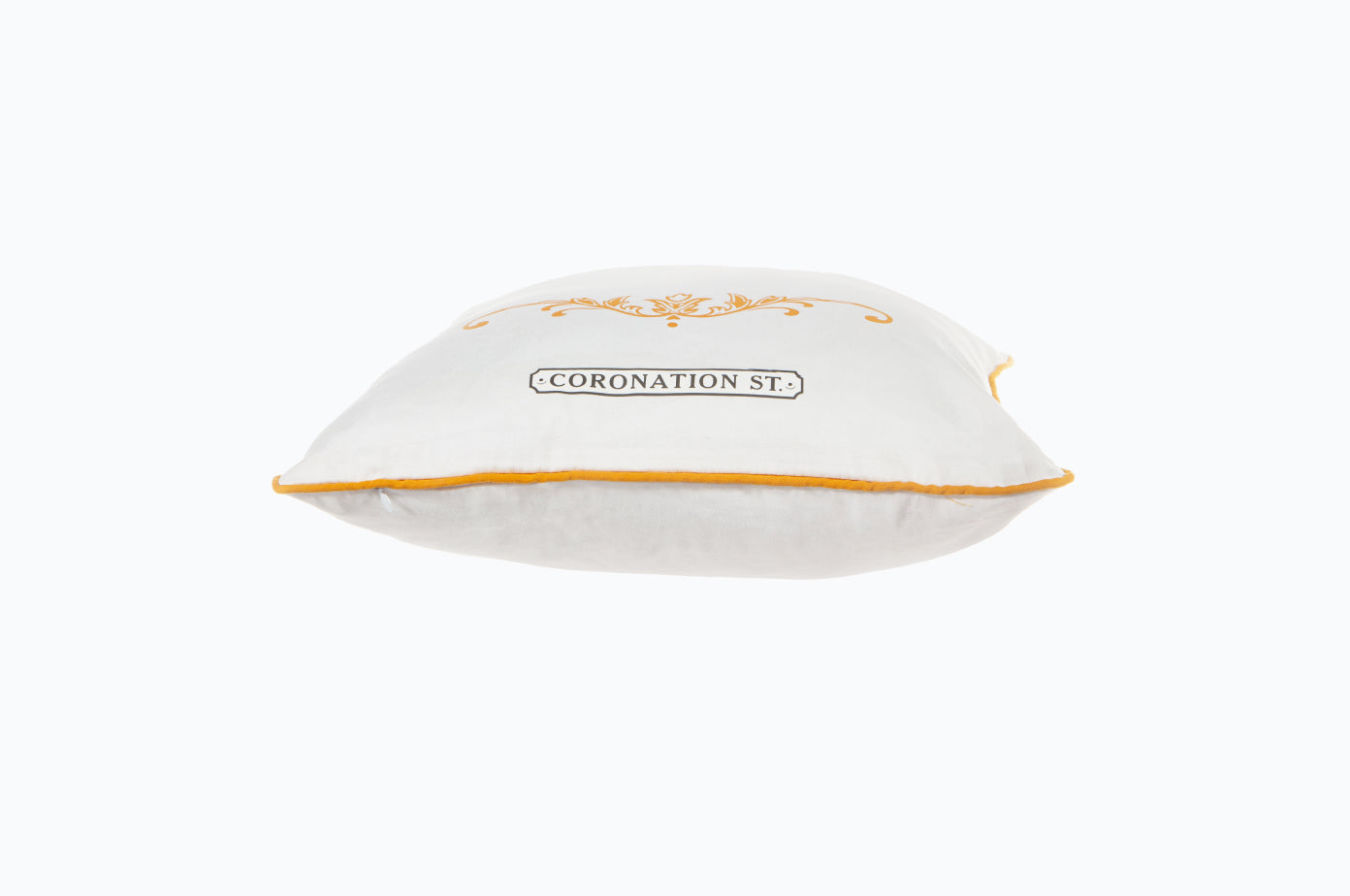 Coronation Street White Cushion - Personalised