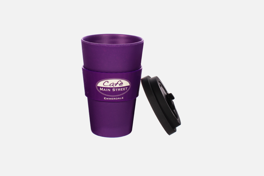 Café Main Street Reusable Cup - Purple